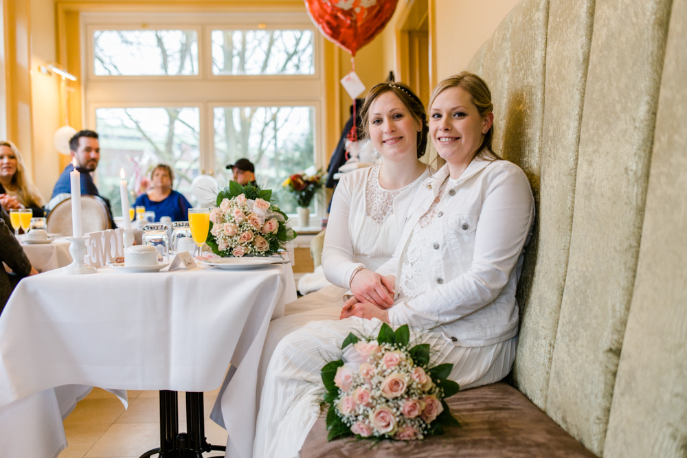 Hochzeit im Standesamt Wandsbek und Ohlendorffsche Villa in Volksdorf